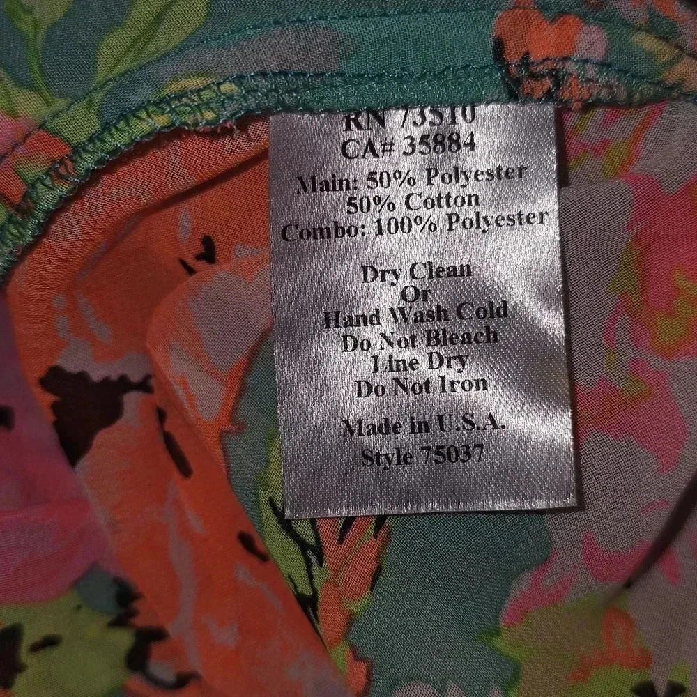 Uncle Frank Neon Floral Whimsygoth Mesh Embroidered Overlay Flirty Mini Dress XS - Picture 15 of 15